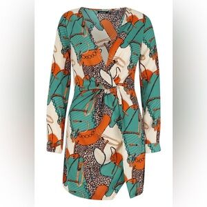 Mini Dress with twist front detail